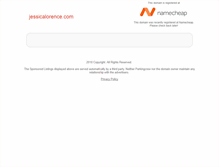 Tablet Screenshot of jessicalorence.com